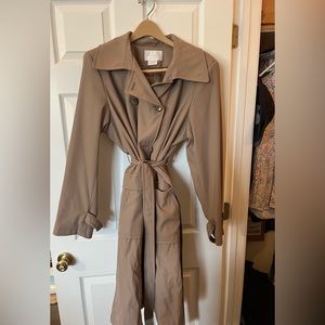 Worthington double breasted trench coat